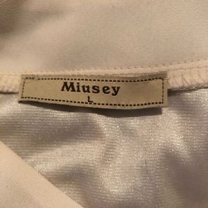 Cream Miusey Blouse size L
